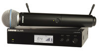 Wireless Rackmount System with Beta 58A Handheld Microphone Transmitter, 584-608 MHz