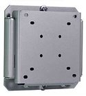 Peerless SF630 Flat Wall Mount for Small LCD 10"-24" Screens, VESA 75/100, Black (silver shown)