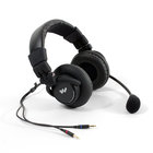 Dual-Muff Headset Microphone with 2x 3.5mm Plugs