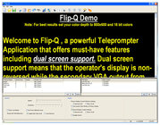 JP Flip-Q Pro Teleprompter Reversing/Scrolling Software