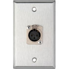 Single-Gang Wall Plate with 1 XLR-F Connector