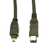 FireWire Cable, 6-pin to 4-pin