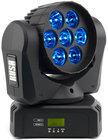 7x10W RGBW LED Moving Head Wash Fixture