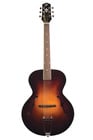 Gloss Vintage Sunburst Archtop Acoustic Guitar with Embroidered Case
