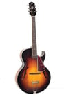 Gloss Vintage Sunburst Archtop Cutaway Acoustic/Electric Guitar with Humbucking Pickup