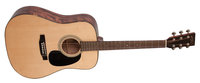 Natural Gloss Dreadnought Acoustic Guitar with Mahogany Back/Sides