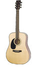 Gloss Natural Left-Handed Dreadnought Acoustic Guitar with Sitka Spruce Top