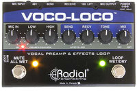Radial Engineering Voco-Loco Microphone Effects Loop and Switcher for Guitar Effects Pedals