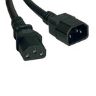 10' 14WG Heavy Duty Power Extension Cable, Black