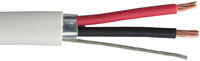 1000 ft. of Commercial-Grade General Purpose 18 AWG 2-Conductor Plenum Shielded Cable in White