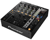 4-Channel Digital DJ Mixer in Black with Built-In USB Soundcard