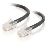 75' Cat5E Non-Booted UTP Unshielded Network Patch Cable in Black