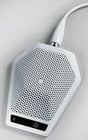 Cardioid Condenser Boundary Microphone with Local or Remote Switching, White