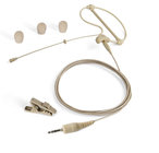 Omni Earset Mic with Micro-Miniature Condenser Capsule and Accessories, Beige