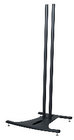 84" H Elliptical Floor Stand with Black Poles