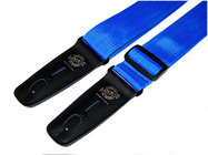 2" Pacific Blue Polypro Guitar Strap with Black Locking Ends