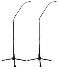 4.7' Cardioid FlexWand Mic System, Matched Pair with Tripod Bases, Black