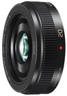 Black Lumix G 20mm F1.7 II ASPH Lens with MFT Mount