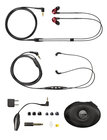 Triple-Driver Sound Isolating Earphones with Remote + Microphone in Red Finish