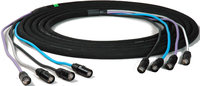 100' 4-Channel NE8MC-B Cat5e Tactical Ethernet Snake