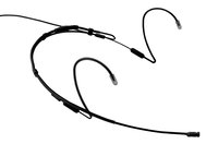 Dual Ear Headset Microphone in Black