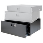 4RU Heavy-Duty Rack Drawer in Black Anodized Finish