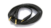 25' 1/8"TRS to Dual 1/4"TRS Y-Cable