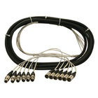 10' 8-Ch XLRM-XLRF Fan-Fan Snake