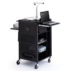 TCPUL23 Presenter's Assistant for Learning (PAL) Cart with 12-Outlet Electric Unit and 4" Rubber Casters