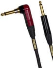 Mogami GOLD-INST-SILENT-R18  18 ft Gold Inst Silent R Cable with Right Angle and Straight 1/4" Plugs