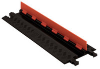 1-Channel Guard Dog Low-Profile Cable Protector in Orange & Black