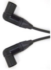 2' Mastermike XLRF to XLRM Cable with Dual Right Angle Connector RS