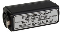Sescom SES-AUD-XLR-RCA  XLR Female Balanced to RCA Unbalanced Audio Converter