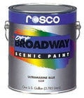 Rosco Off Broadway Scenic Paint 1 Gallon of Turquoise Blue Vinyl Acrylic Paint