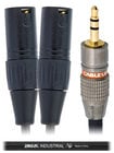 5 ft 3.5mm TRS-M to Dual XLR-M Y-Cable
