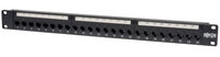 Tripp Lite N254-024  24-Port CAT6/CAT5 Feed Through Patch Panel , 1 Rack Unit