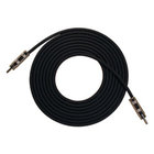 3' Right Angle 1/4" TS to RCA Instrument Cable