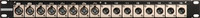 16-Point 8 XLR-F to 8 XLR-M Patchbay