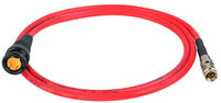 3' Laird Red One Camera 3G SDI DIN 1.0/2.3 to BNC Male Adapter Cable in Red