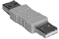 Male to Male USB Type A Passive Adapter