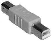 Male to Male USB Type B Passive Adapter