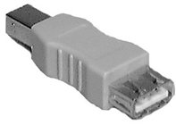 Philmore 70-8001 Type A Female to Type B Male USB Passive Adapter