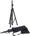 1 Pair of Tripod Speaker Stands and Brackets with Carry Bag