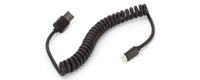 4' Coiled USB to Lightning Cable