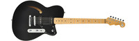 Midnight Black Signature Semi-Hollowbody Electric Guitar with Gig Bag