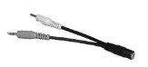 6' 3.5mm Stereo Y-Cable