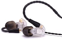 High-Performance Single Driver Earphone Monitors with Removable Cable