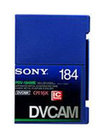 DVCAM Video Cassette, 184 mins