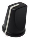 Black Knob With White Stripe For DJM