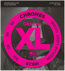 D`Addario ECB81 Light Chromes Series Long Scale Electric Bass Strings